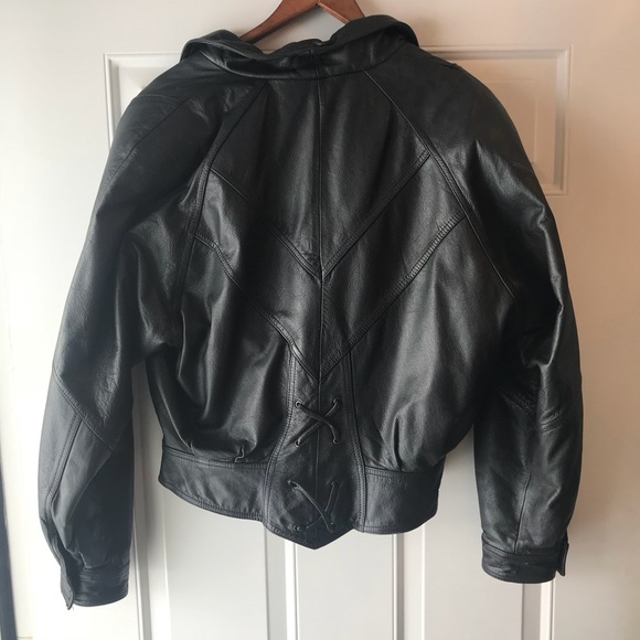 leather jacket vintage